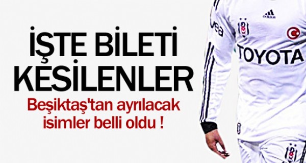 Gidecekler belli oldu!